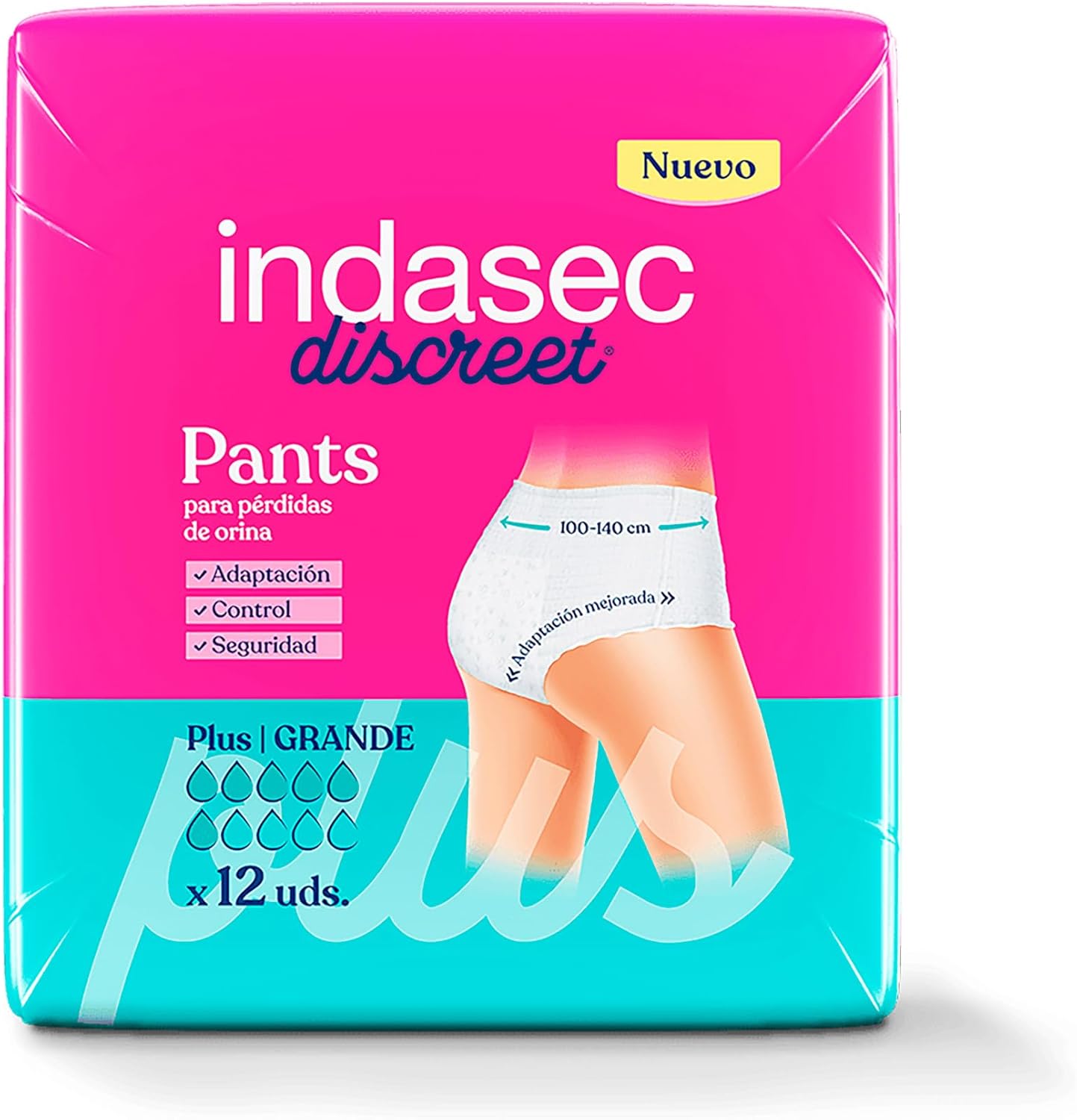 Indasec Discreet Pant Plus Grande, 12