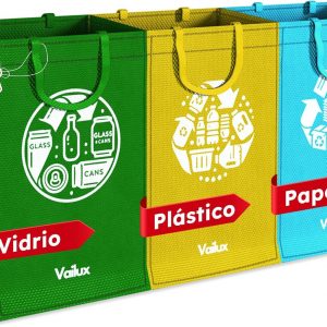 Vailux Cubos Reciclaje 3 Piezas