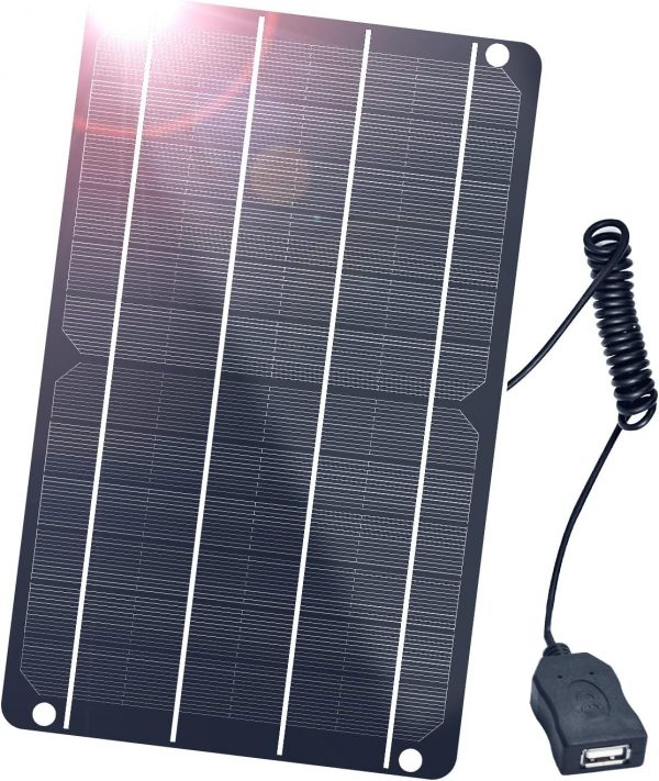 Kit de Panel Solar de 6W, USB Mini...