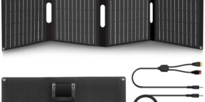 Cargador Solar Portátil ETFE 60W,...