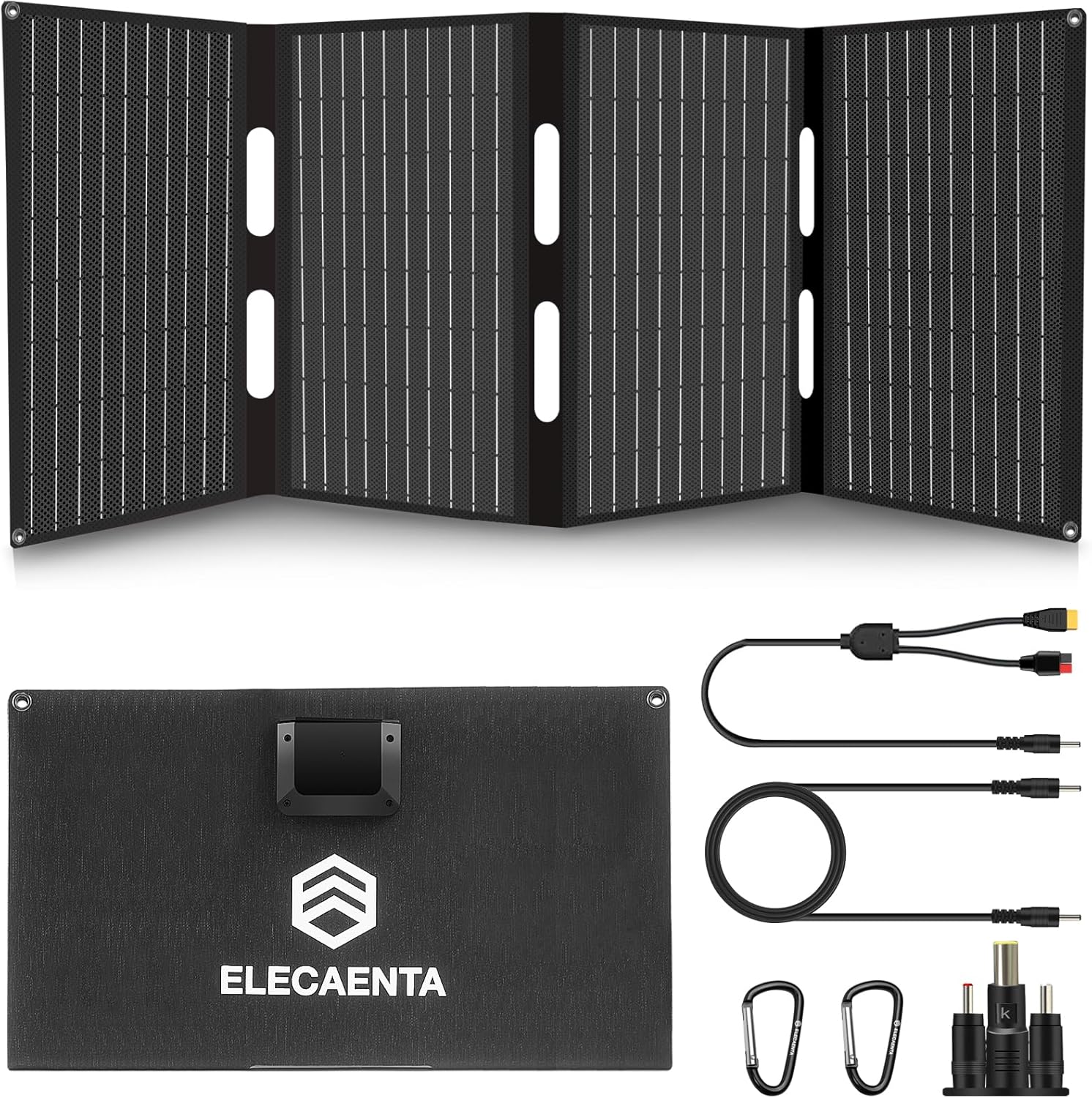 Cargador Solar Portátil ETFE 60W,...