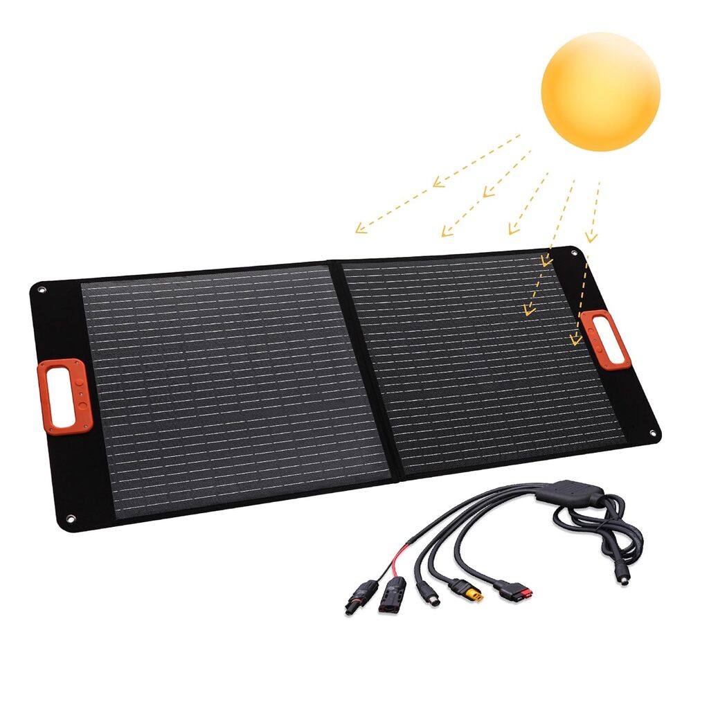 Panel solar plegable TX-206 de 100 W de...