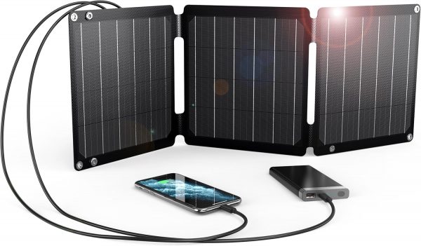 21W Cargador Solar Portátil, BigBlue...