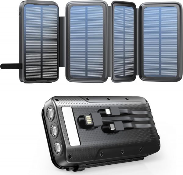 Solar Powerbank 27000mAh, cargador...