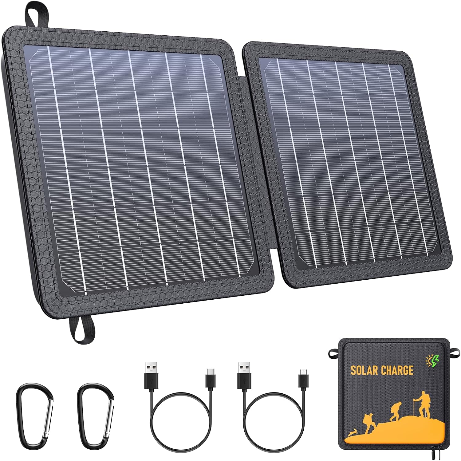 WASTDE Panel Solar Portatil 10W,...