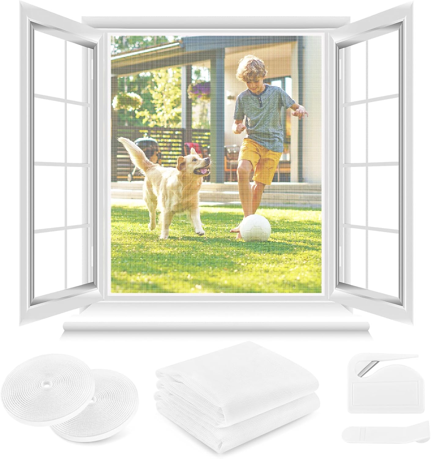 Mosquitera para Ventana 2 Set - 110 x...