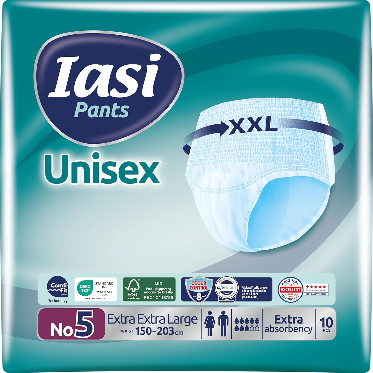 IASI Pants UNISEX Alta Protección, 10 IASI Pants UNISEX Alta Protección, 10