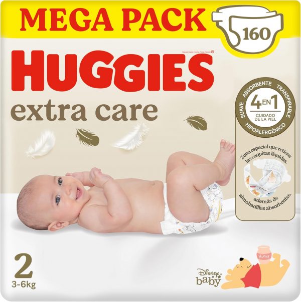 Huggies Extra Care Pañales para Recién...