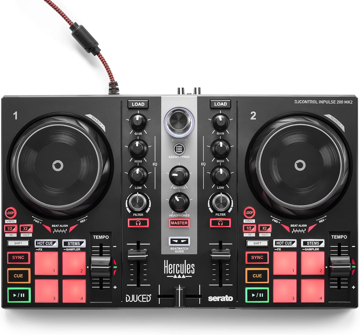 81PDE7-KmmL._AC_SL1500_.jpg Hercules DJControl Inpulse 200 MK2 Controladora de DJ