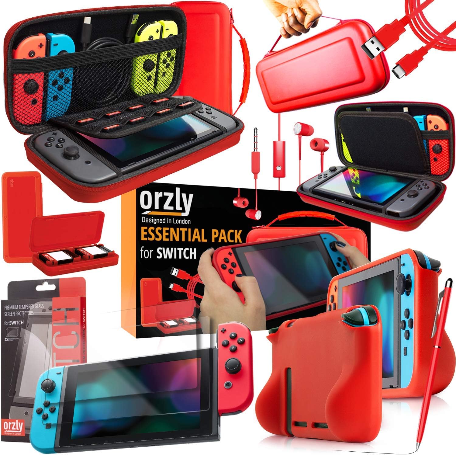 Orzly Ultimate Pack Accesorios para Nintendo