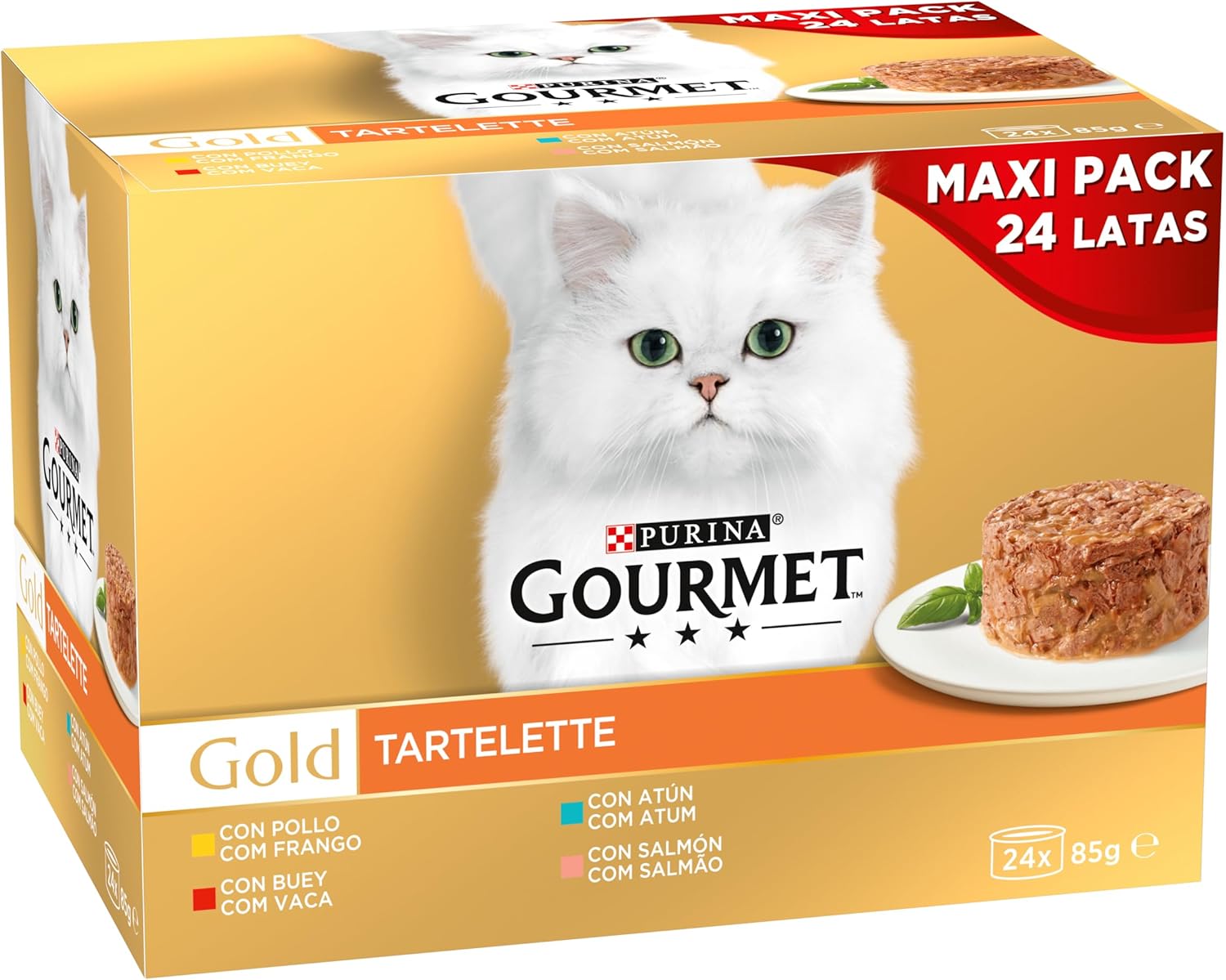 GOURMET Gold Tartelette Comida Húmeda