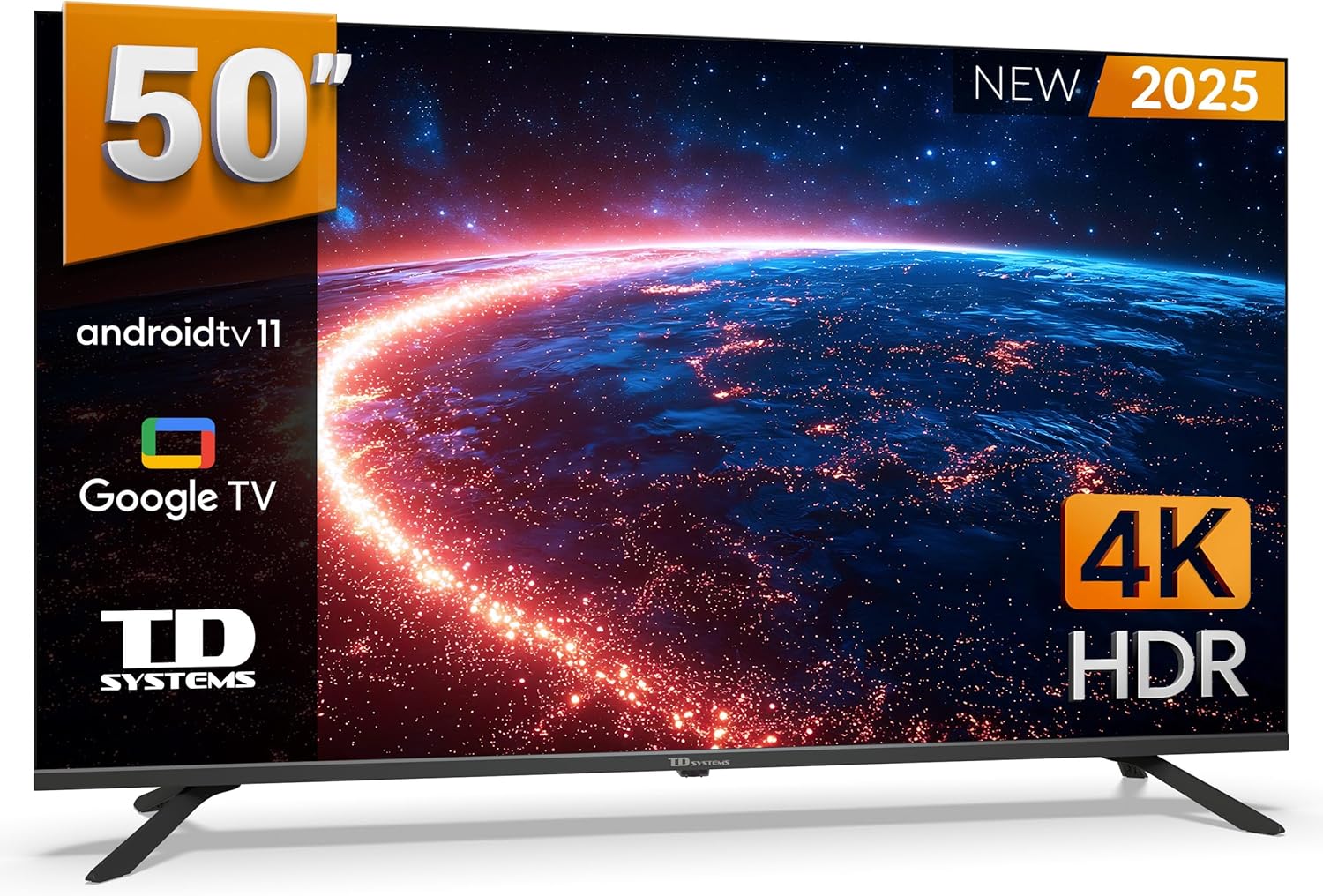 TD Systems  Smart TV 50 Pulgadas 4K HDR10
