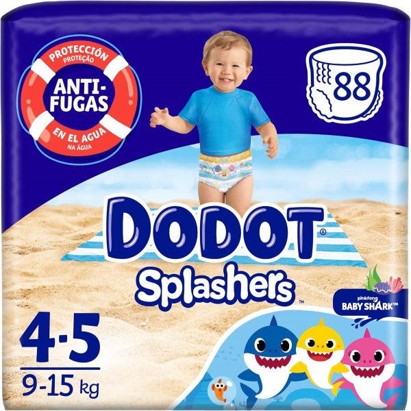 DODOT Splashers Baby Shark Talla 4, 88...