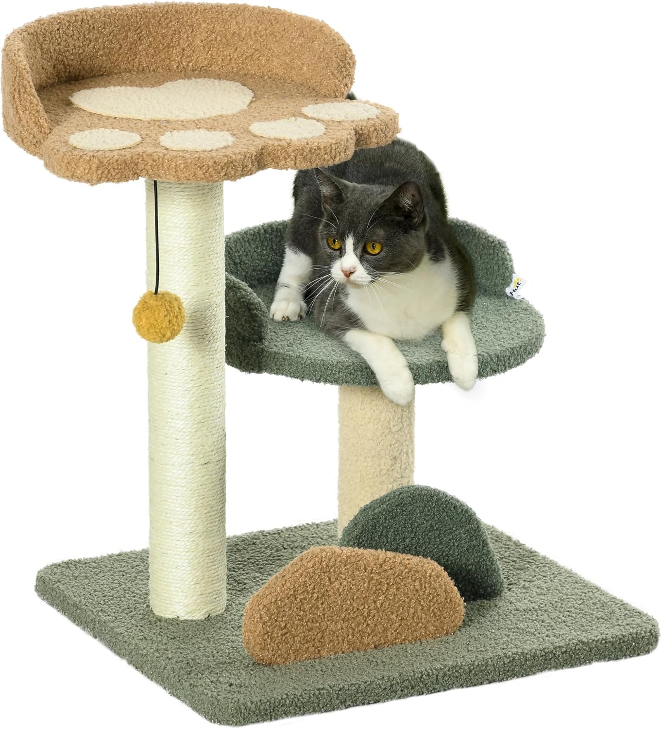 PawHut Árbol Rascador para Gatos