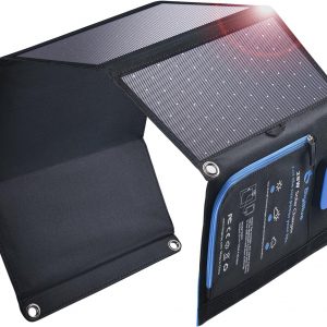 BigBlue 28W Cargador Solar Portátil, 2...
