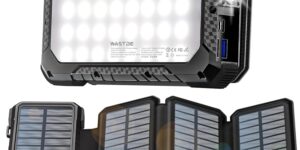 WASTDE Power Bank Solar 26800mAh con 4...