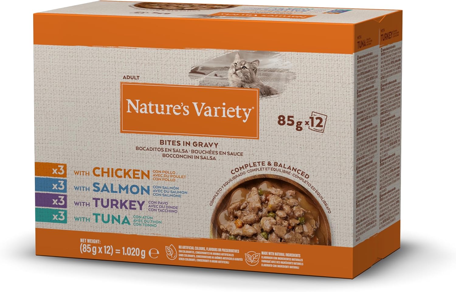 81ewvmAwwQL._AC_SL1500_.jpg Nature's Variety Bocaditos en Salsa