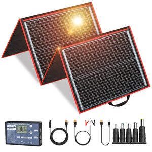 DOKIO Kit Panel Solar Plegable Portátil...