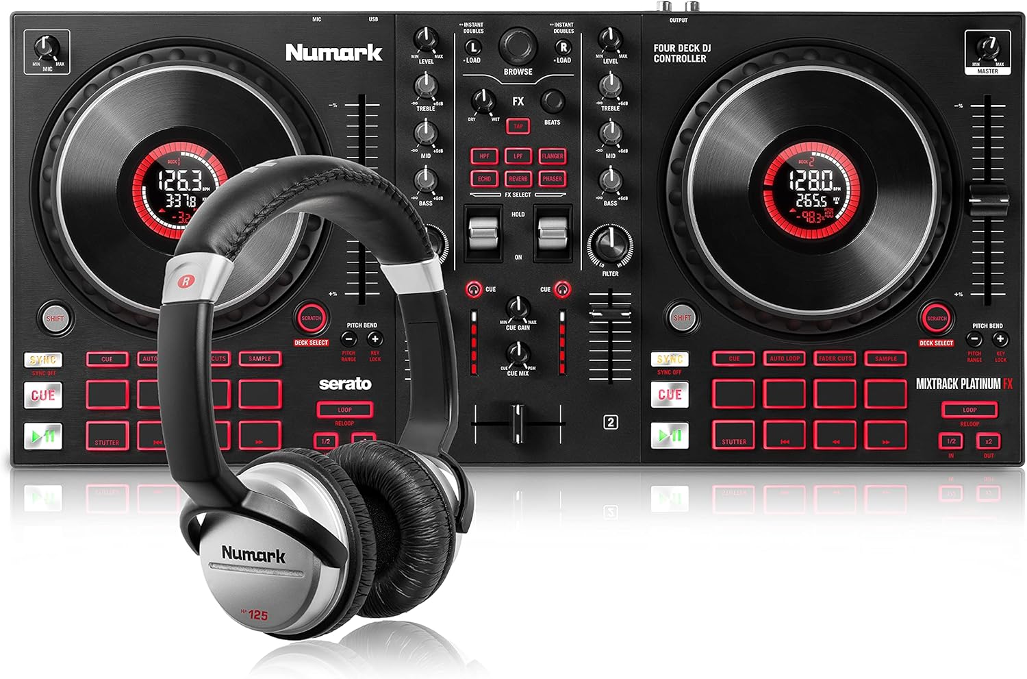 Numark Platinum FX + HF125