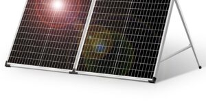 DOKIO Maleta solar plegable portátil de...