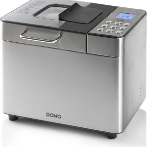 DOMO Panificadora B3971, Negro, Plata...