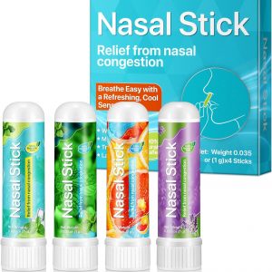 Palillo nasal,4 piezas palillo de inhal...