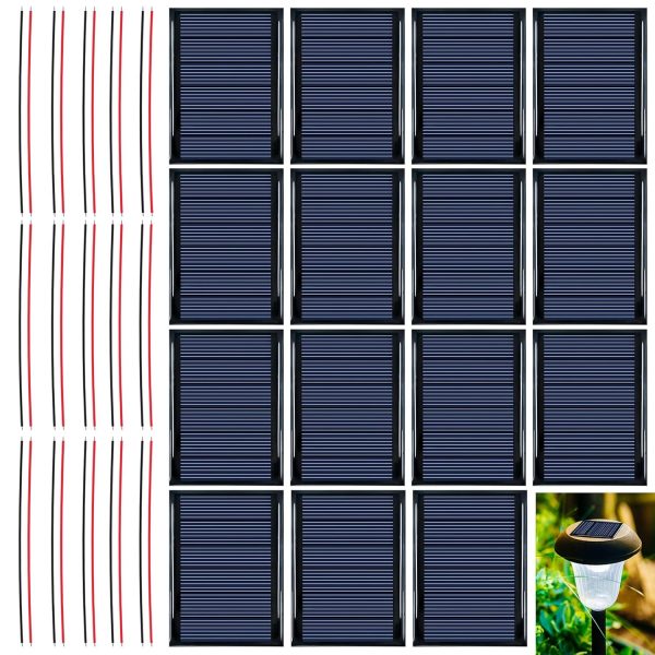 Placas Solares Pequeñas, 15 Piezas 3V...
