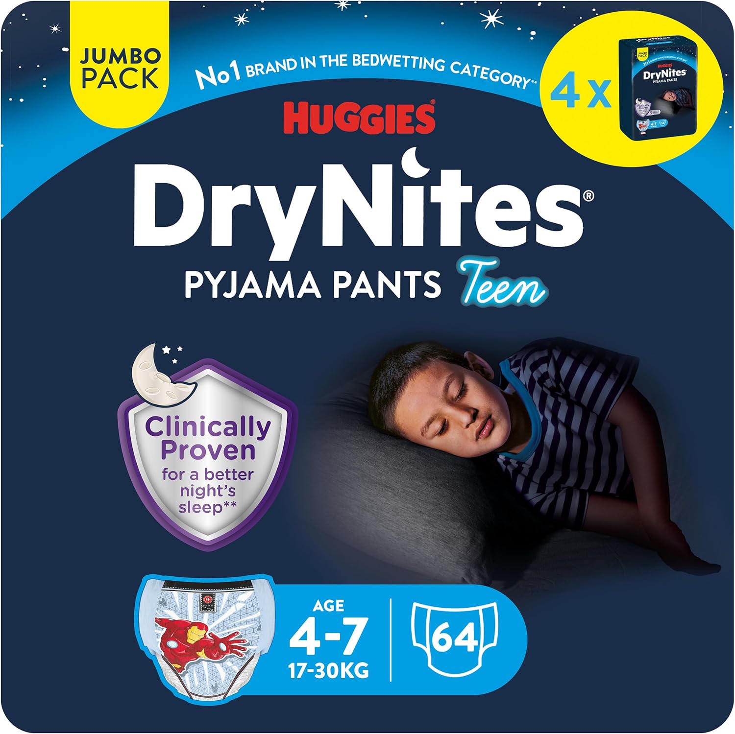 Huggies DryNites Pañales de Noche para... Huggies DryNites Pañales de Noche para...