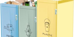 Norggo Cubos de basura de reciclaje