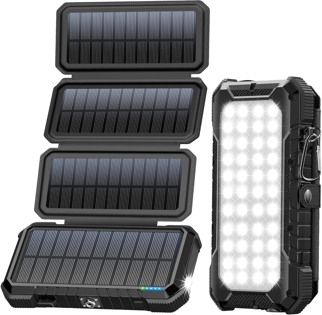 BLAVOR Solar Powerbank 20.000mAh...