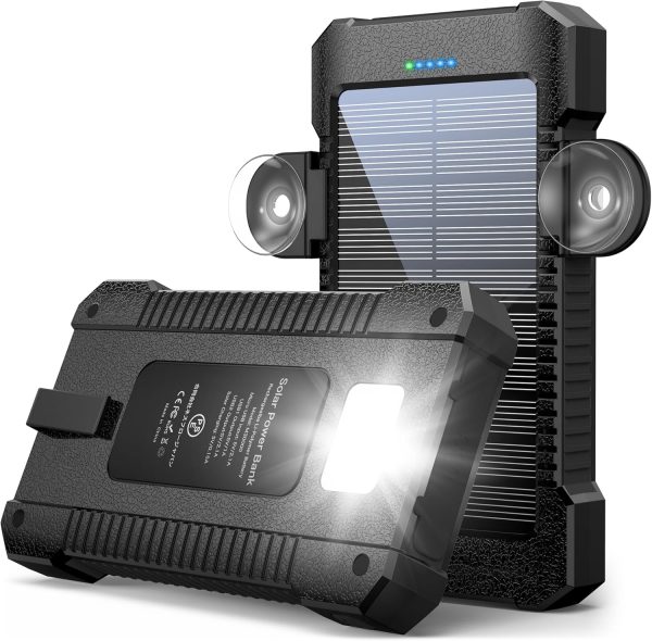 Power Bank Solar de 26800 mAh con...