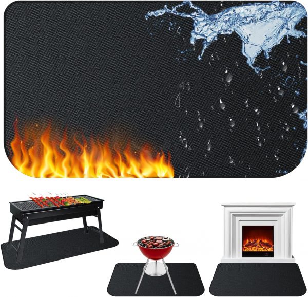 120 * 70cm Alfombra Ignifuga Semiredond...