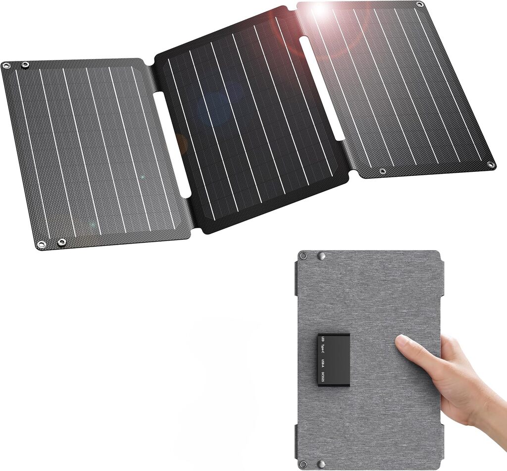 30W Cargador Solar Plegable, BigBlue...