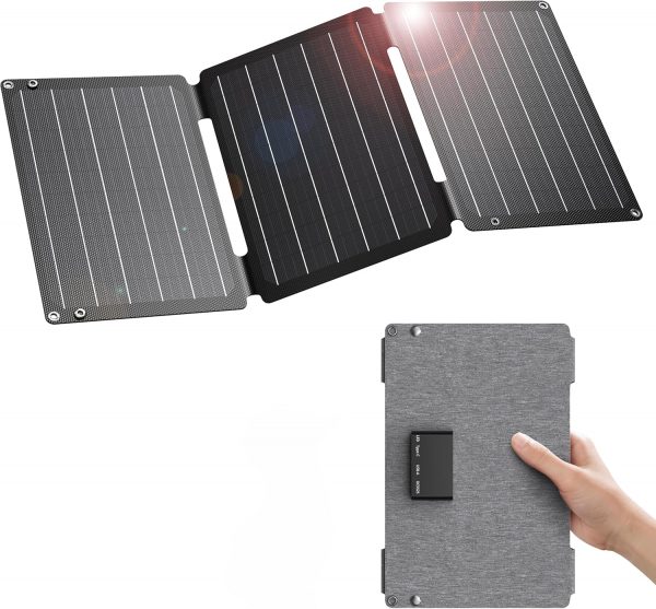 30W Cargador Solar Plegable, BigBlue...
