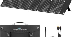 Cargador de panel solar portátil plegable