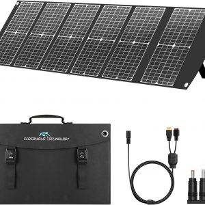 Cargador de panel solar portátil plegable