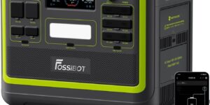 FOSSiBOT F2400 - Generador eléctrico solar portátil, 2400 W,...