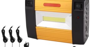 Generador Solar Portátil, Central Eléctrica Liviana con Luce...