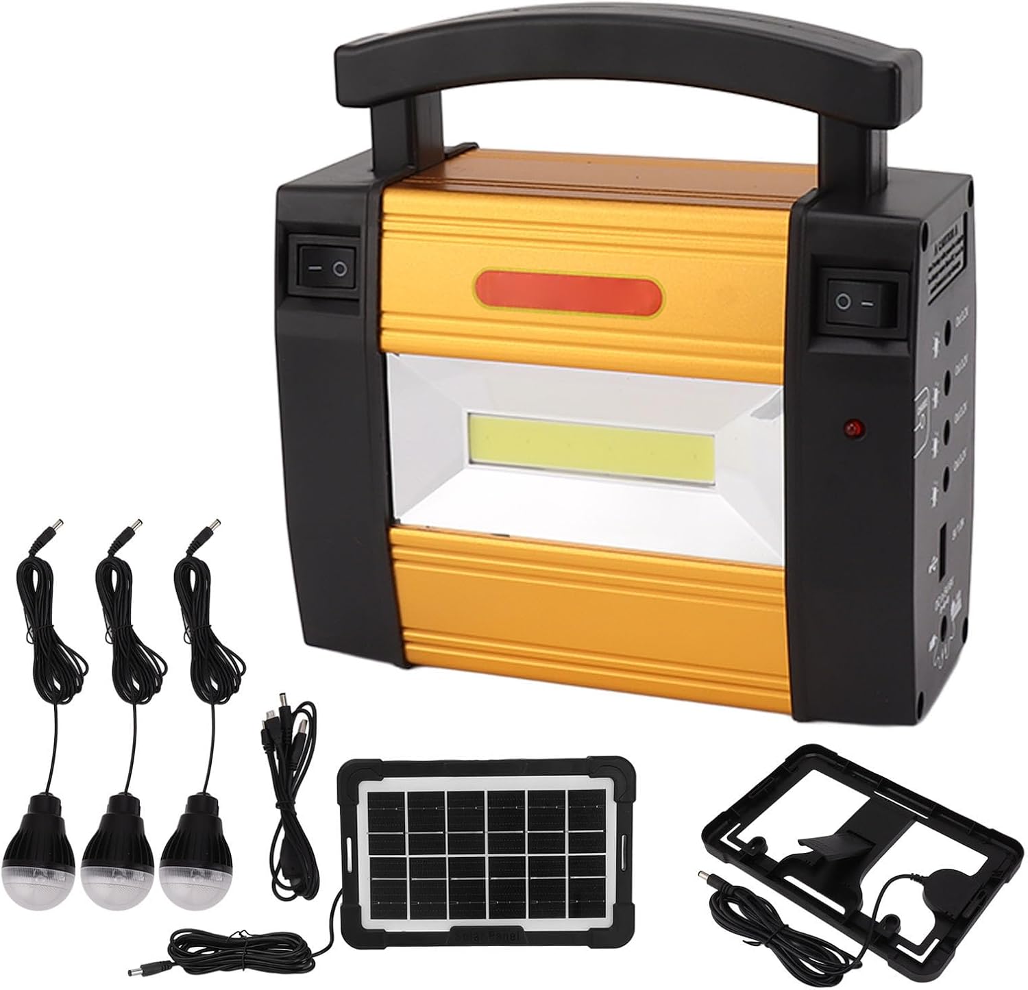 Generador Solar Portátil, Central Eléctrica Liviana con Luce...