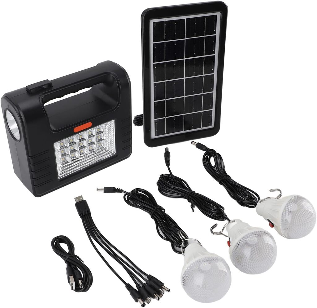 Generador Solar con Paneles Incluidos, Suministros para Hura...