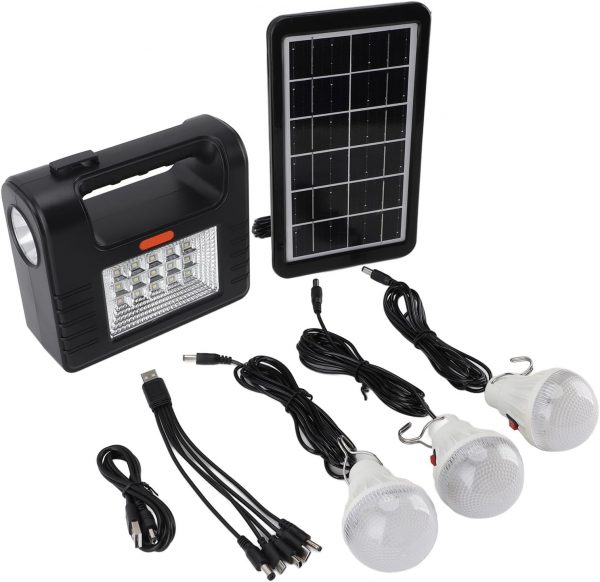 Generador Solar con Paneles Incluidos, Suministros para Hura...