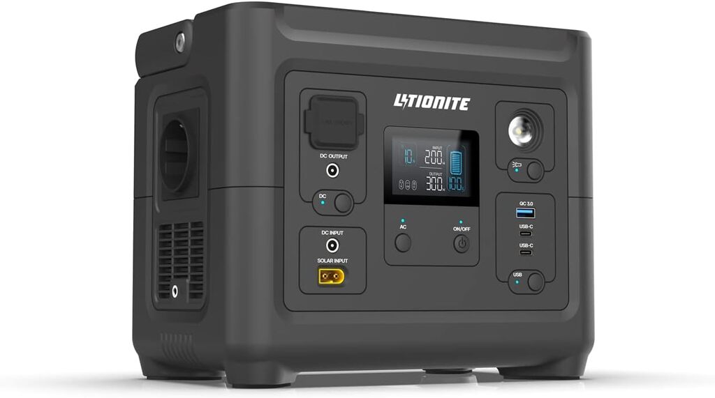 LITIONITE Apache Mini 300W / 288Wh Generador de energía eléc...