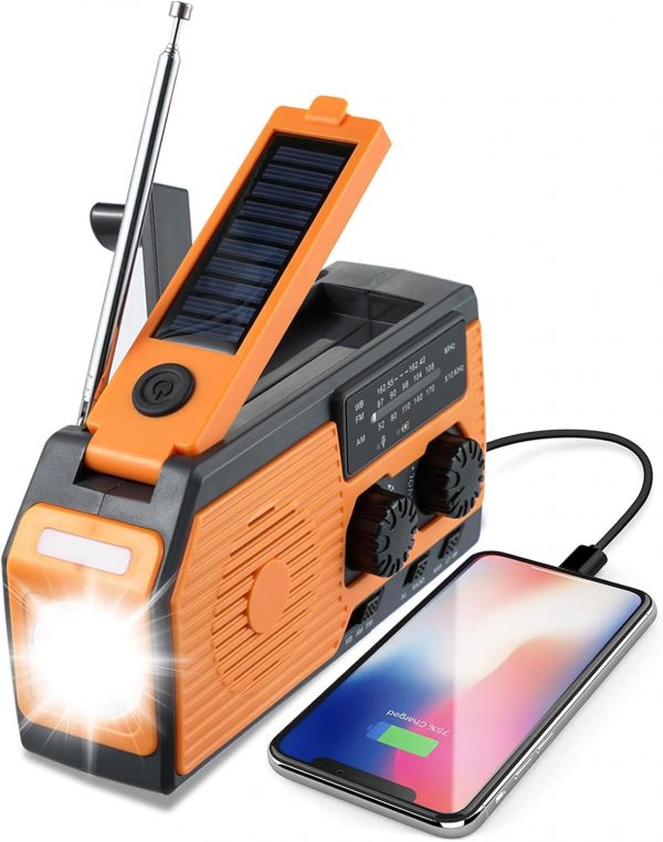 Radio Manivela Solar Emergencia, Emergencia Portátil, Manive...