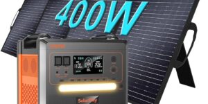 SOLARPLAY Generador Solar Portatil 2500W con 400W Placa Sola...