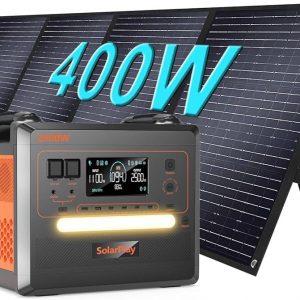 SOLARPLAY Generador Solar Portatil 2500W con 400W Placa Sola...