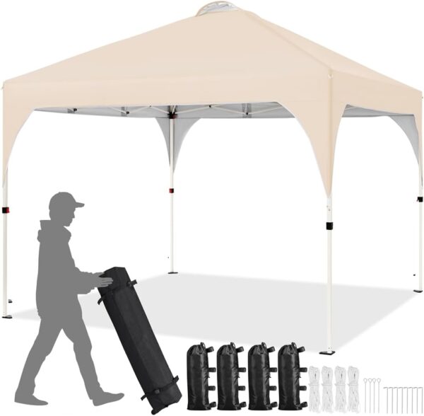 Yaheetech Carpa Plegable 3x3m