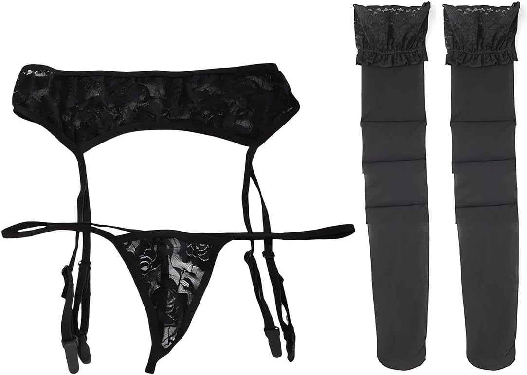 Liguero y tanga sexy para mujer 1