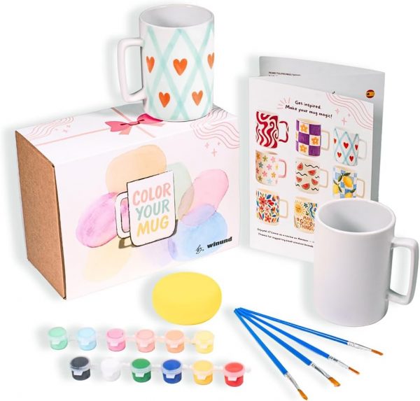 Winund - Set of 2 Paint Cups with P...