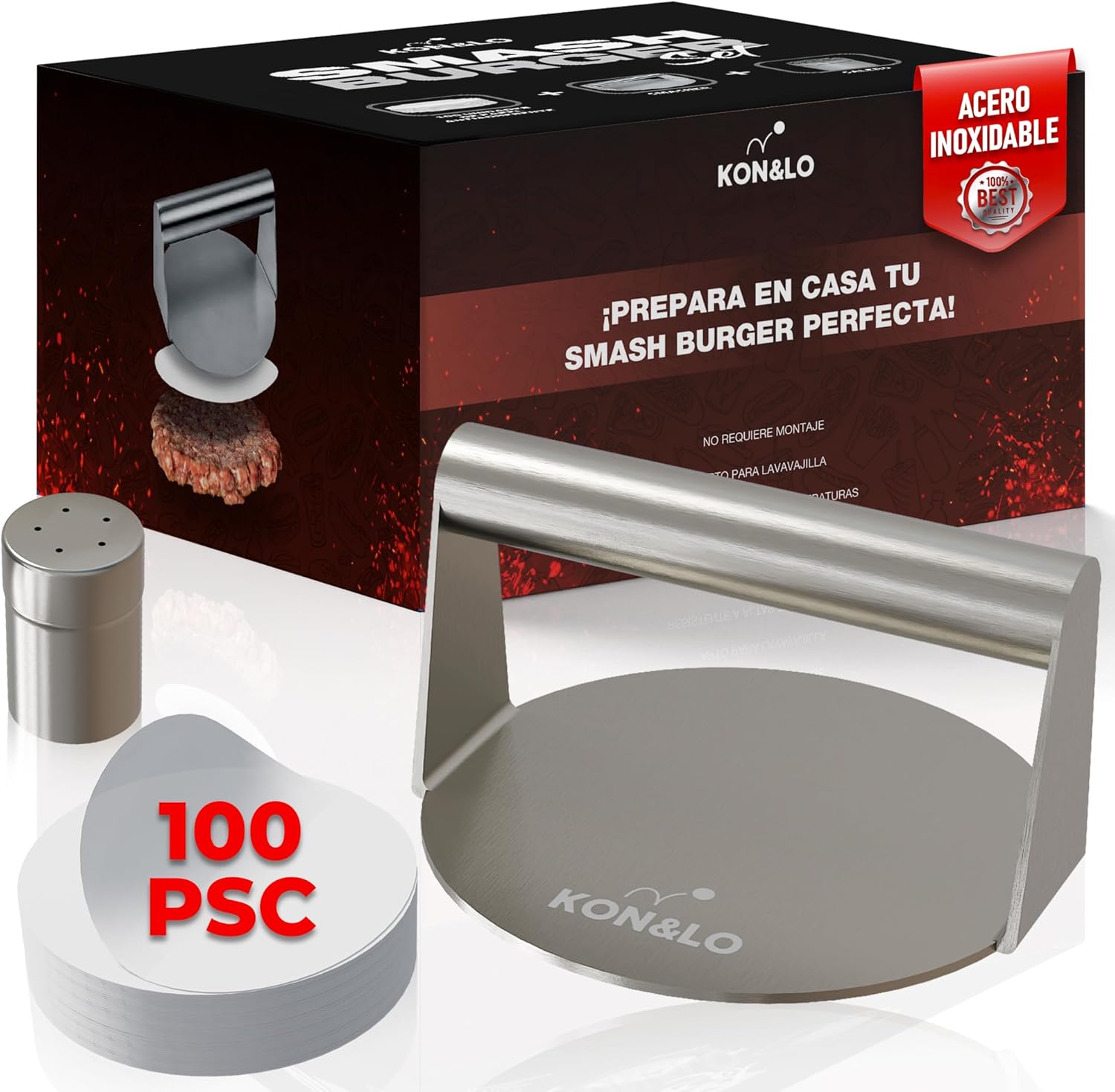 Smash Burger Kit  Aplastador