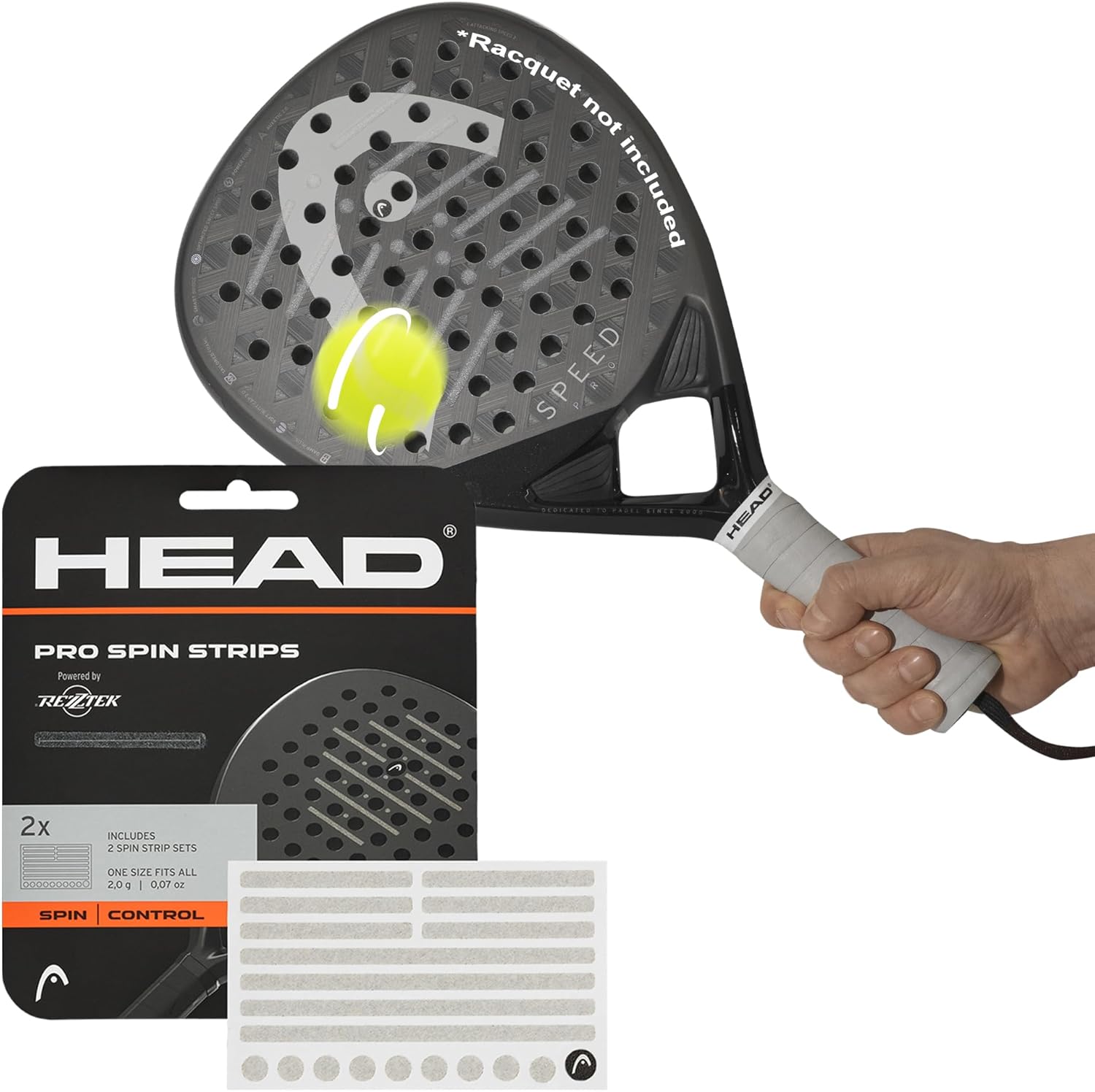 Padel Racket Pro Spin Strips Padel Racket Pro Spin Strips